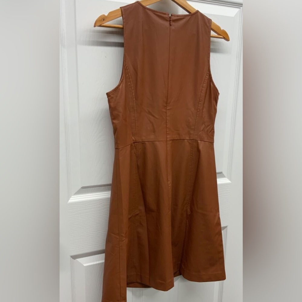 Ann Taylor Loft Faux Leather Dress Size 4P